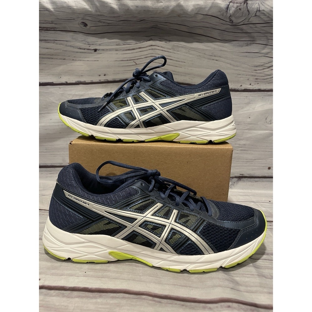 Asics Gel-Contend 4 Mens Size 11 Athletic Running Shoes Sneakers T715N Dark Blue